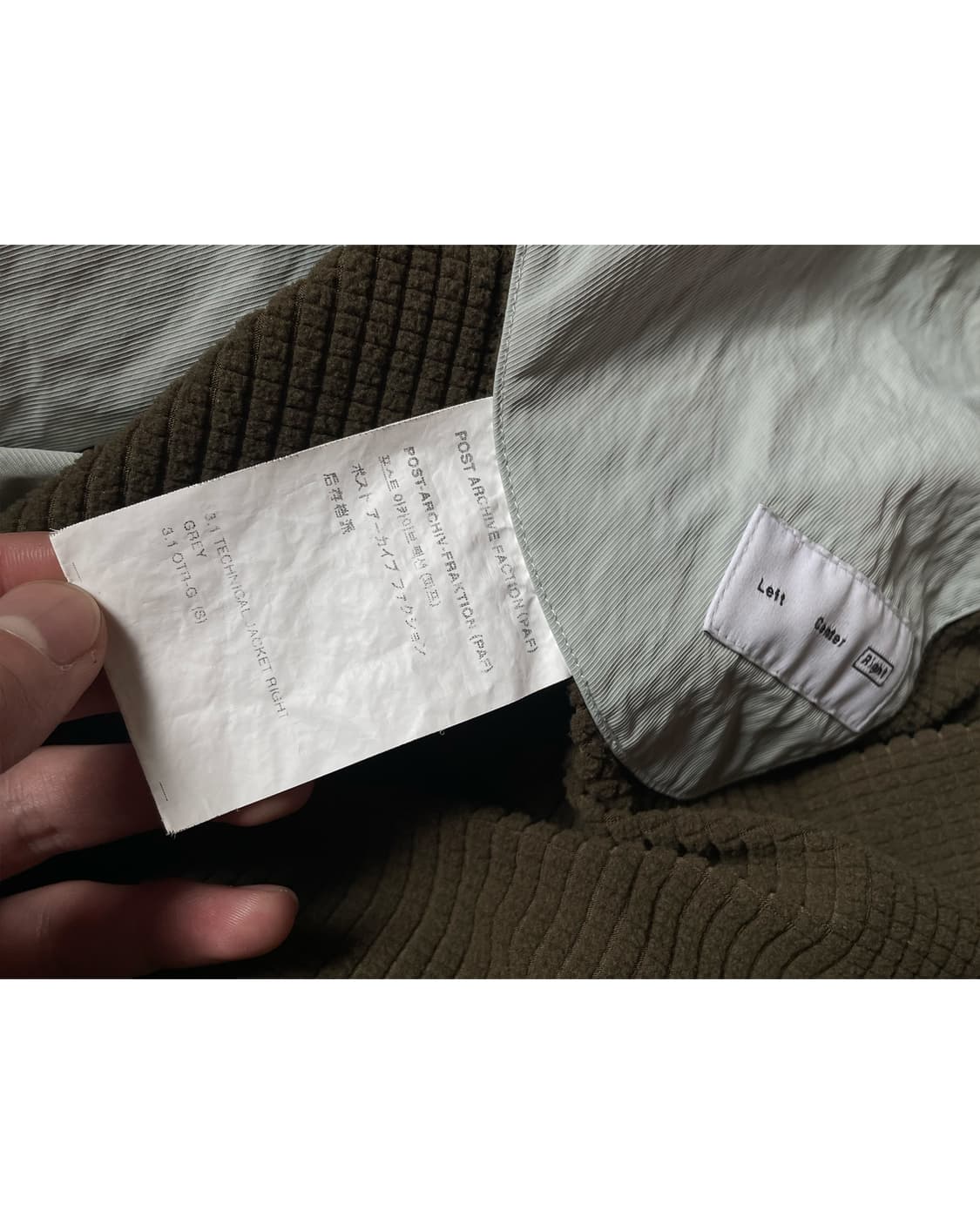 [S]포스트 아카이브 팩션 3.1 테크니컬 자켓 라이트 상품이미지10