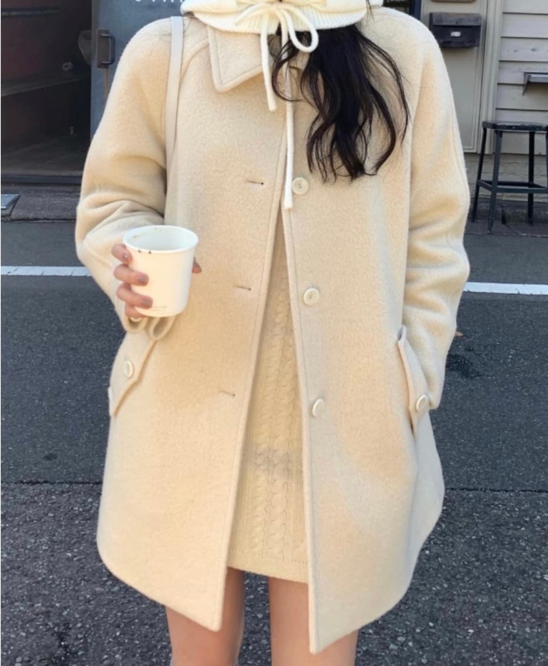 르플레인 모네 하프코트 상품이미지2