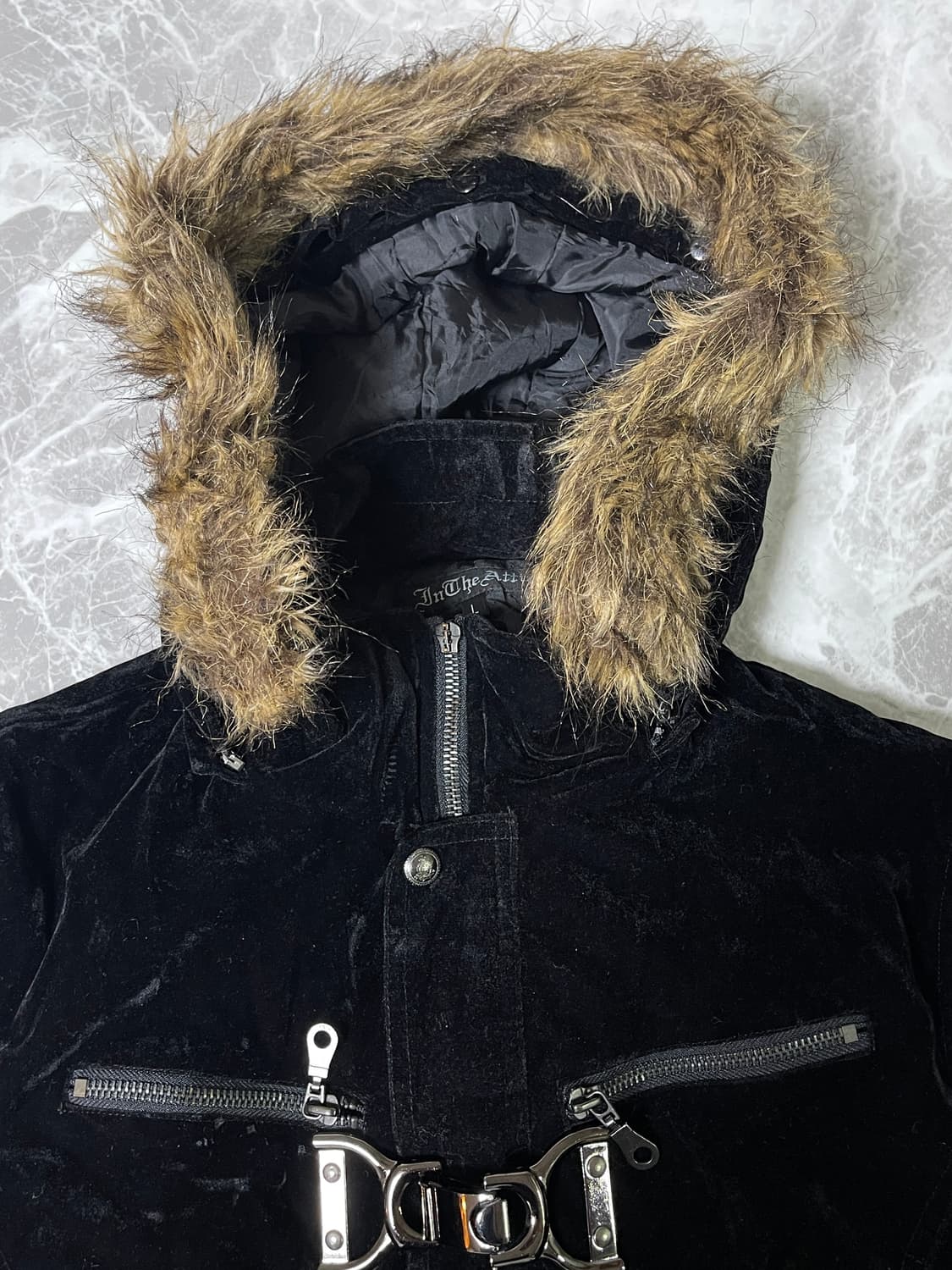 fur long coat 상품이미지2