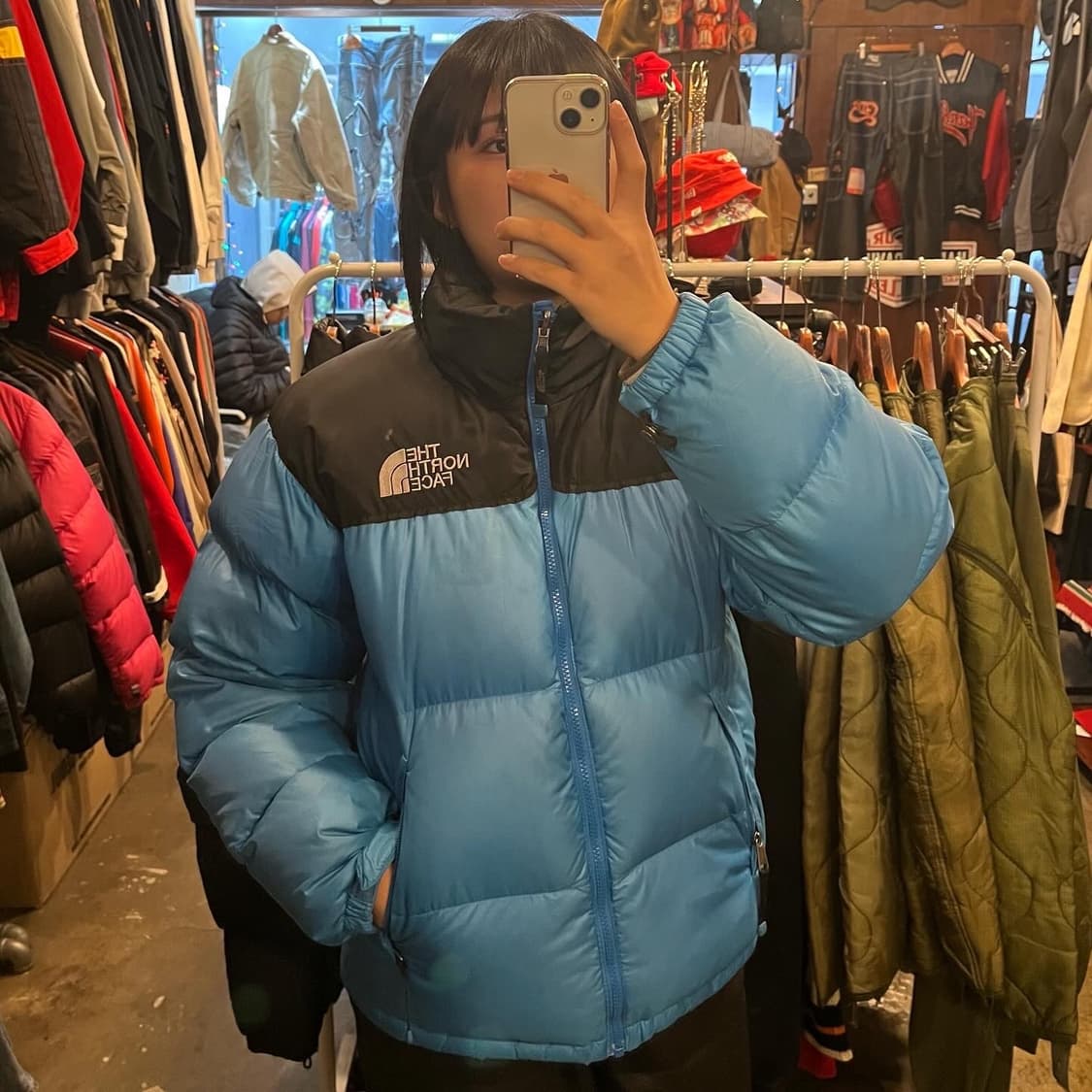 노스페이스의 700 눕시 패딩자켓 상품이미지7