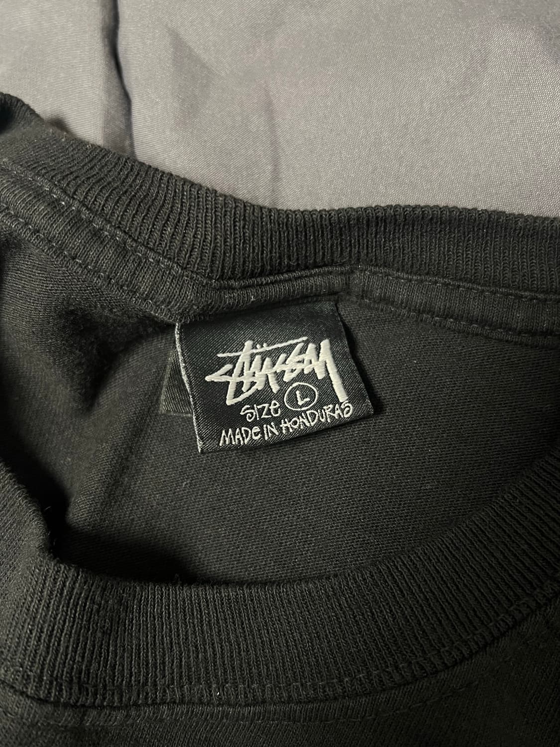 스투시 피그먼트 다이드 아치 티셔츠 블랙 XL 상품이미지2