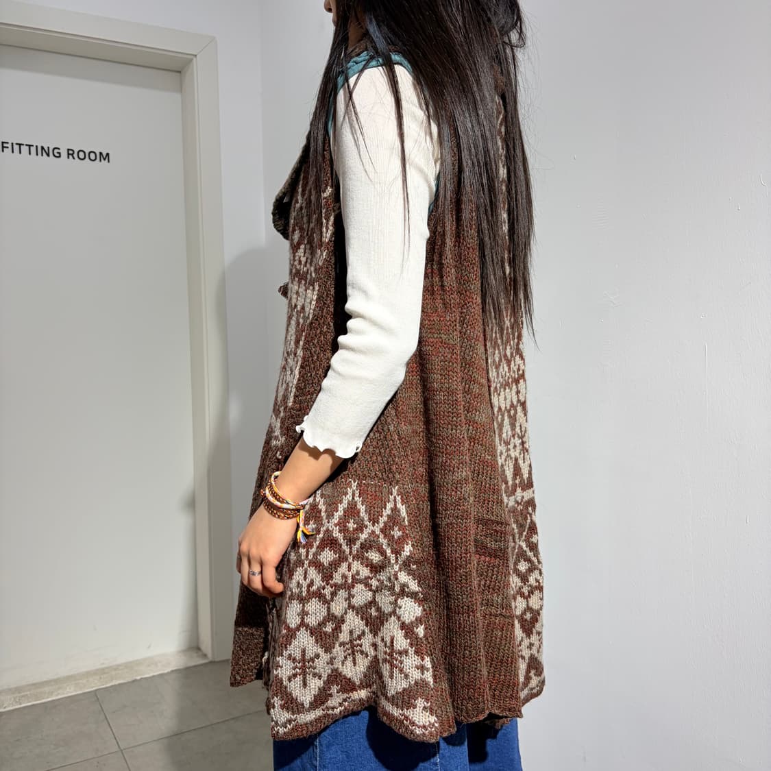 Cube Sugar 노르딕 니트 원피스 상품이미지4