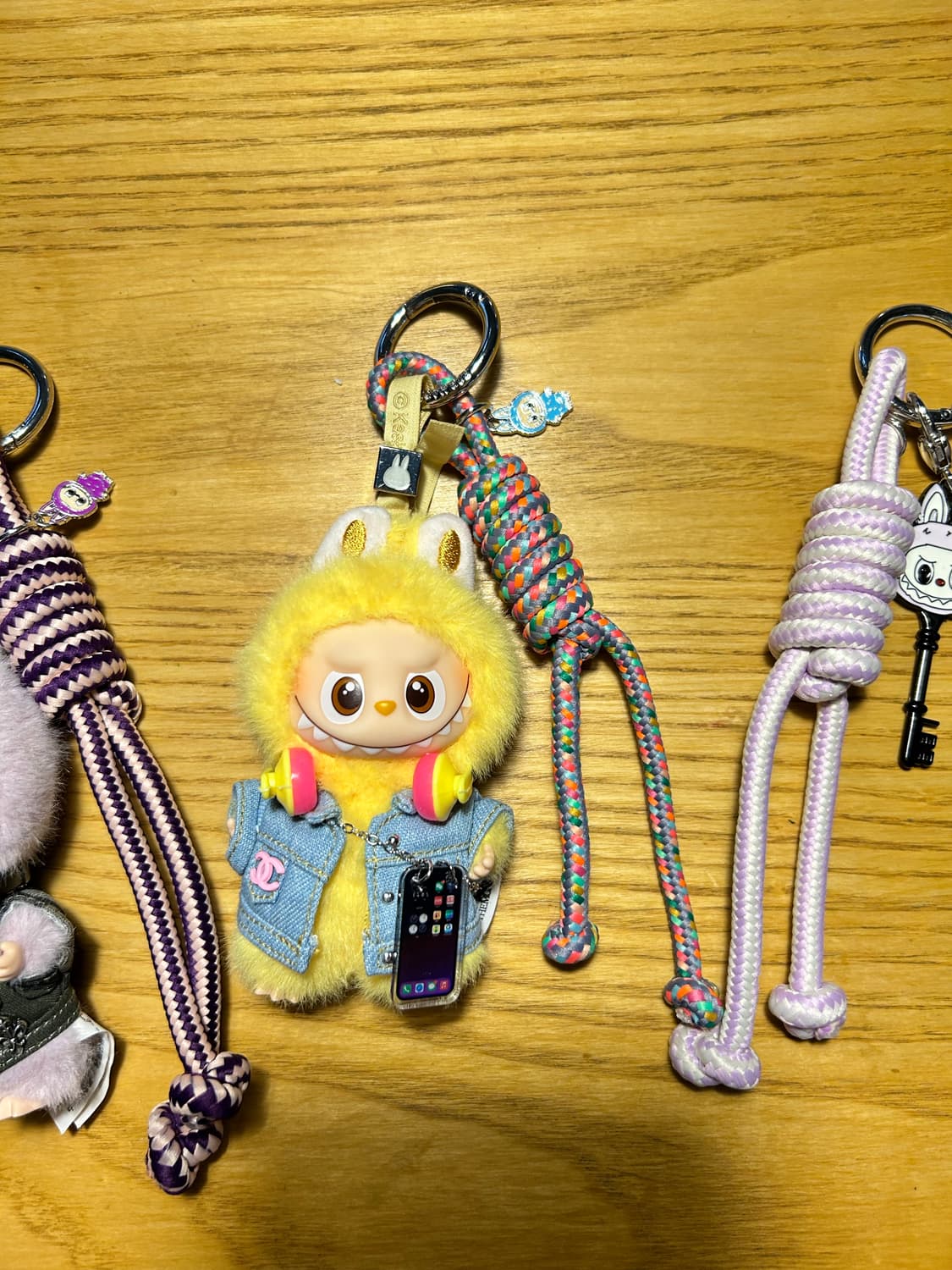 🙊미니라부부 내 마음속 비밀번호”P”커스텀키링 상품이미지3