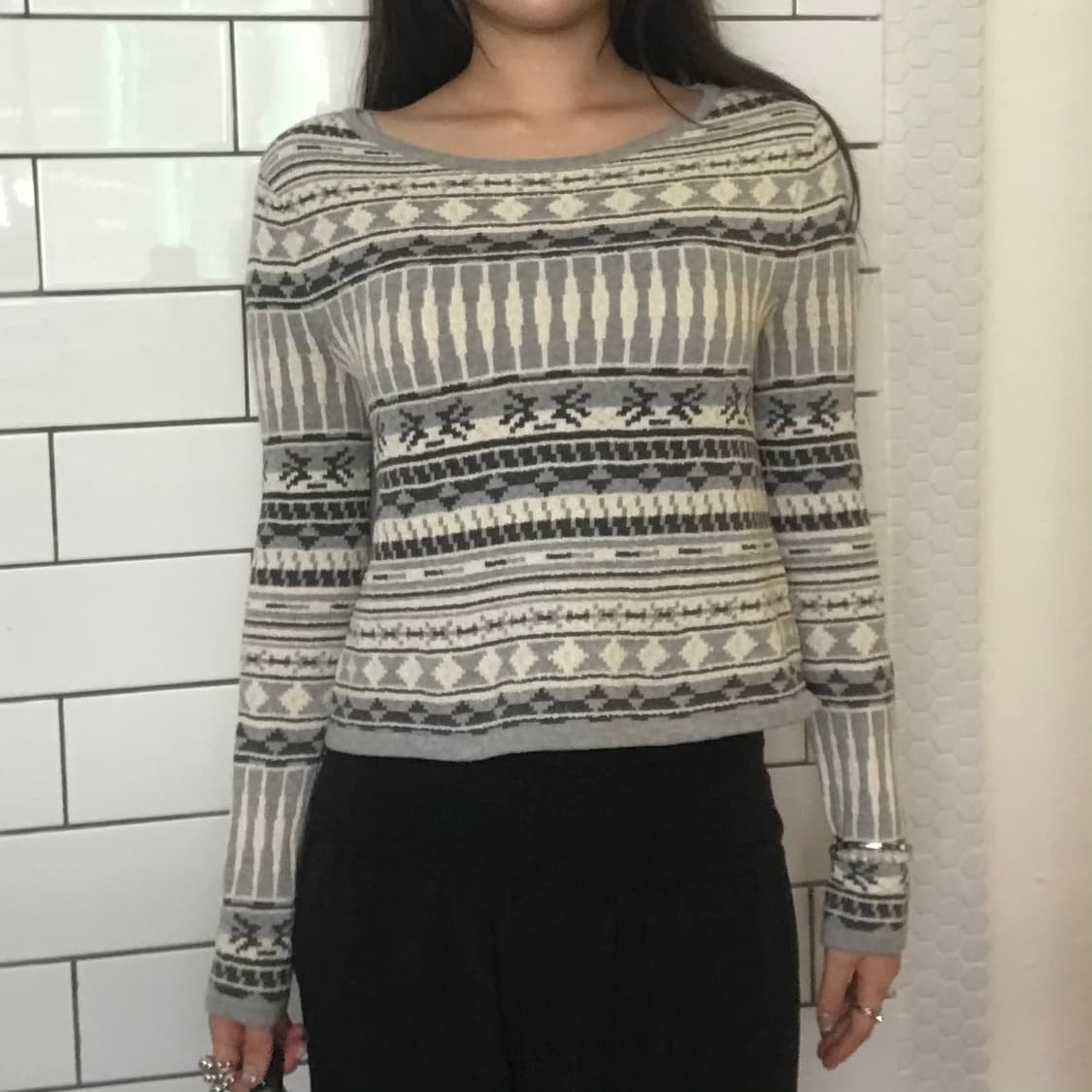 래그앤본 패턴 니트 상품이미지4