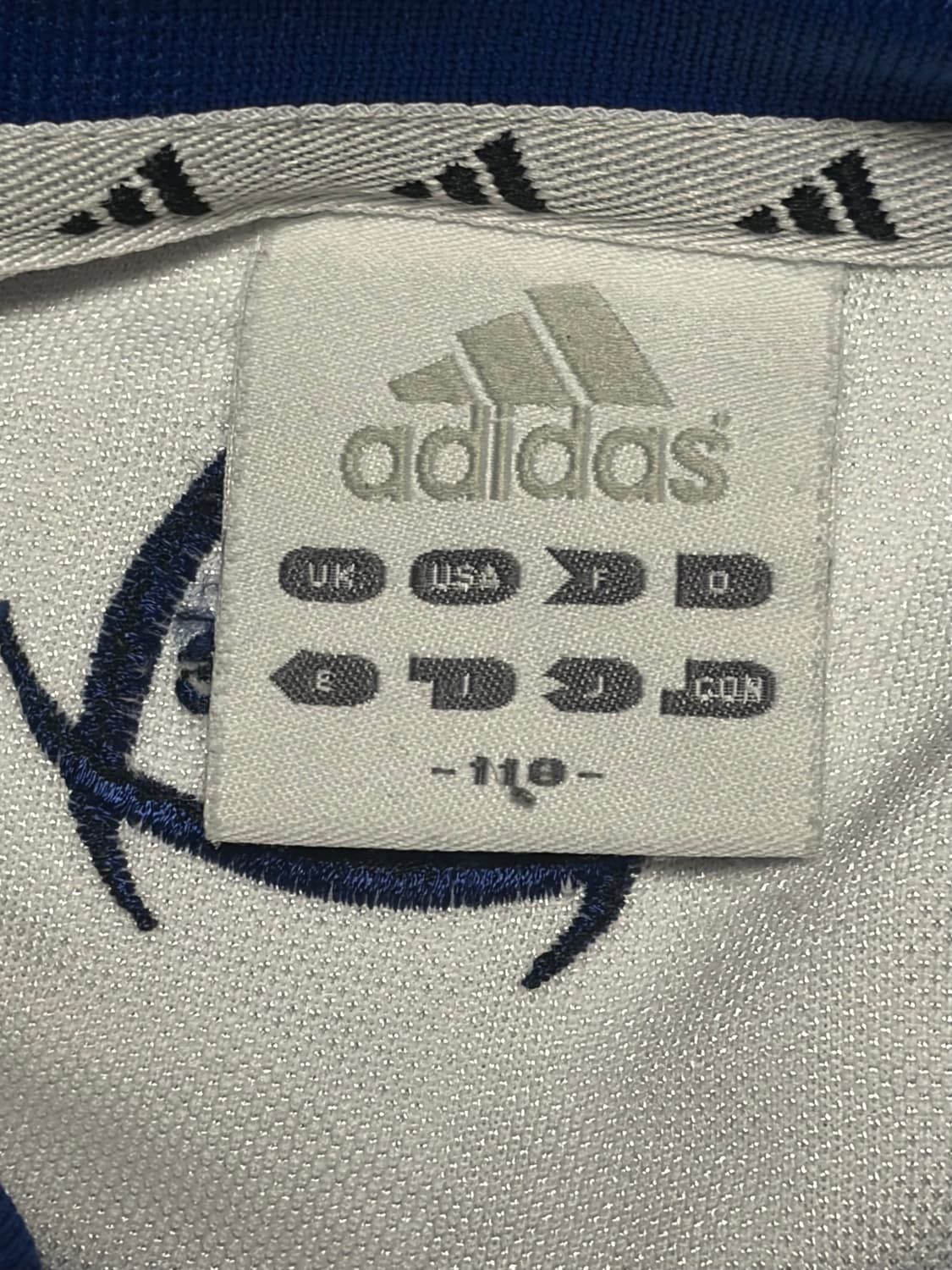 아디다스 화이트 블루 져지 상품이미지3