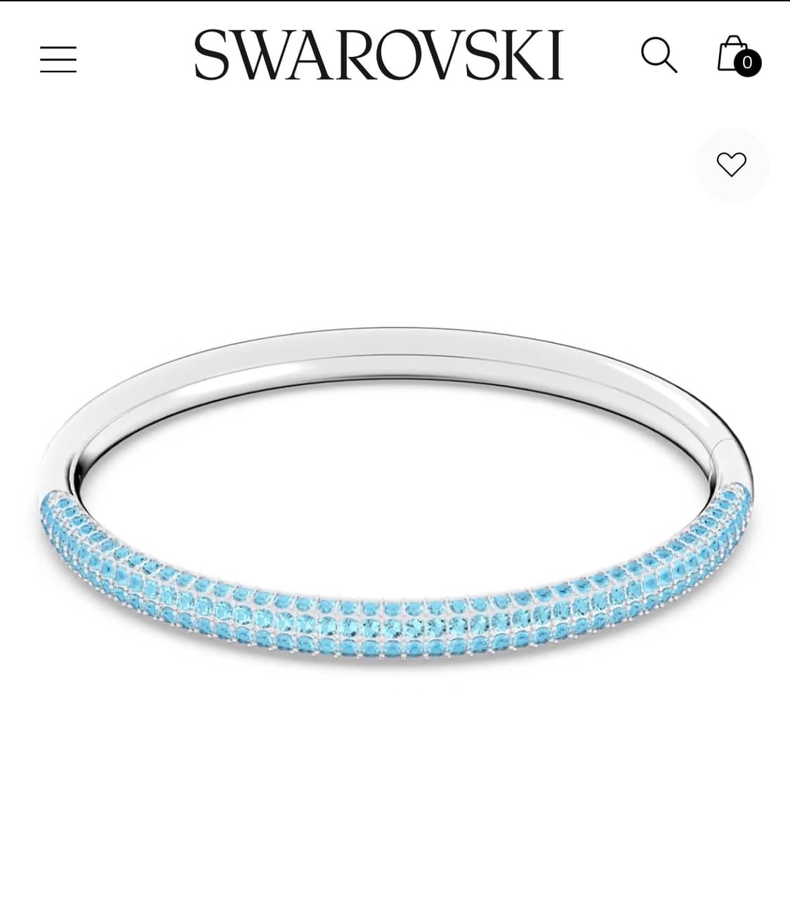 스와로브스키 dextera 뱅글 블루  상품이미지2