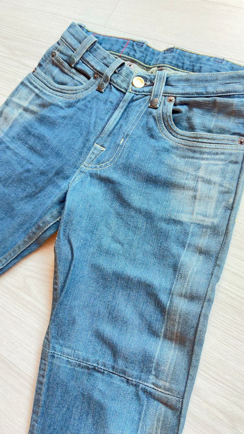 LEVI'S RED CLING FILM SHINY SLIM PANTS 상품이미지2