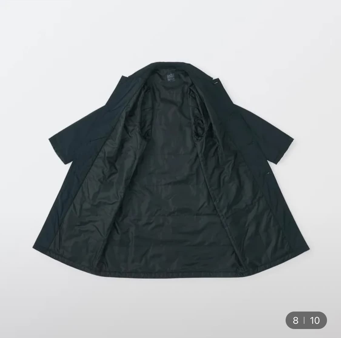 무인양품 워셔블 카라 패딩 롱코트 상품이미지6