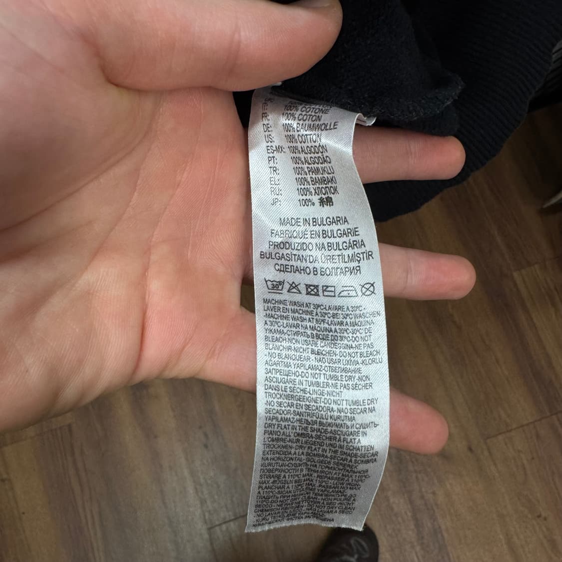 2019S/S 디젤 후드 집업 후면 스타 빅로고 포인트 블랙 상품이미지8