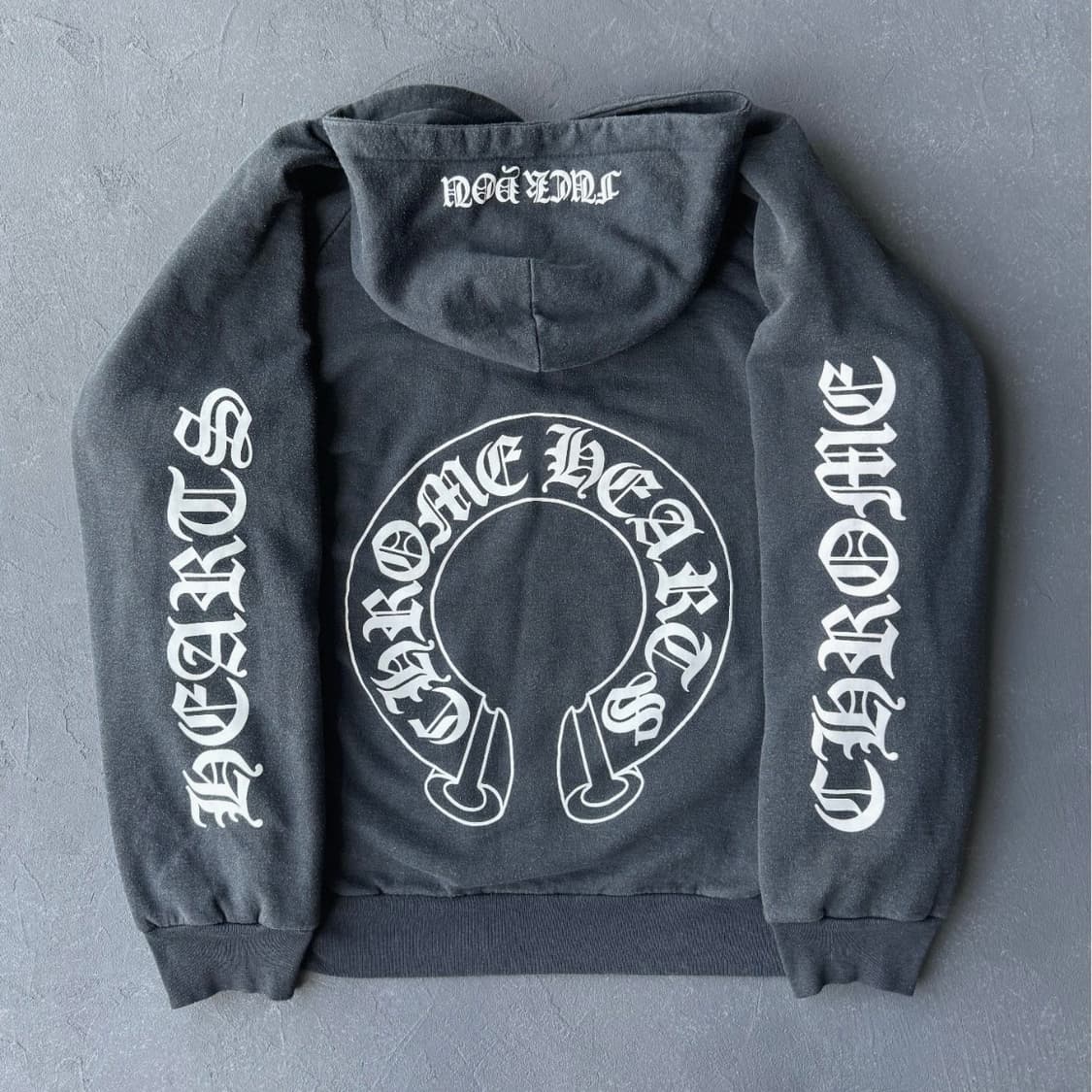 빈티지 90s Chrome Hearts “Fuck you” hoodie 상품이미지1