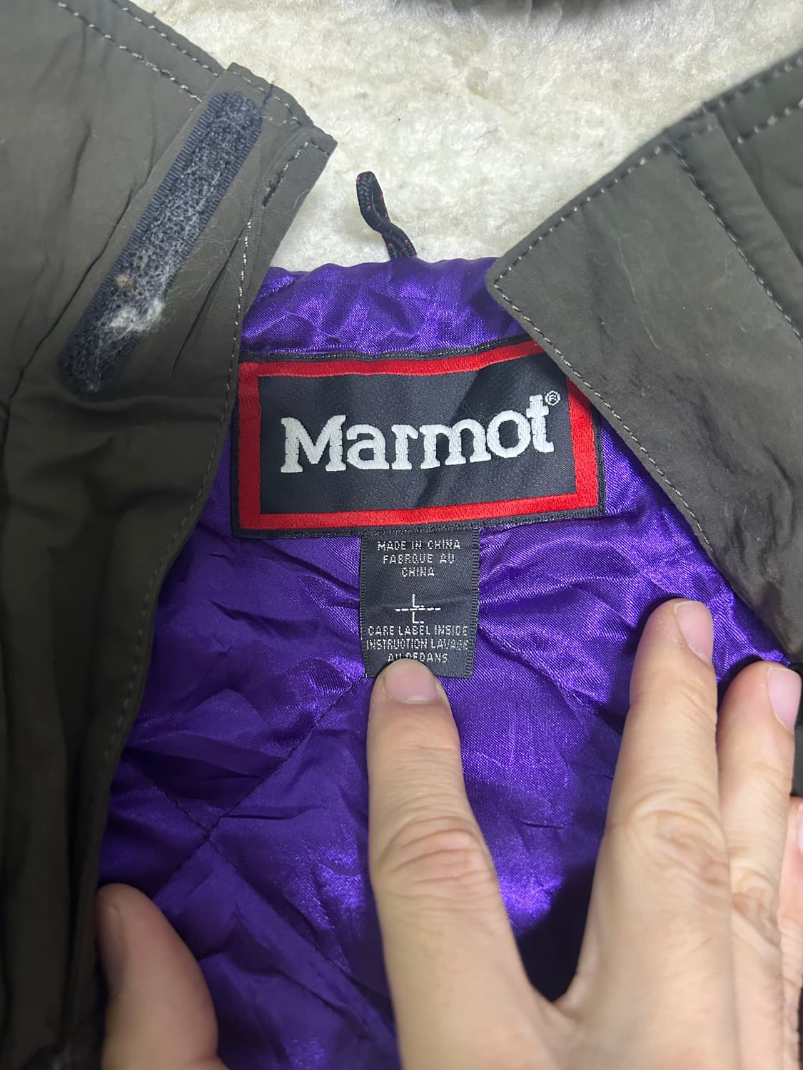 일본판 마무트 카키야상자켓 사이즈 105~110 상품이미지3