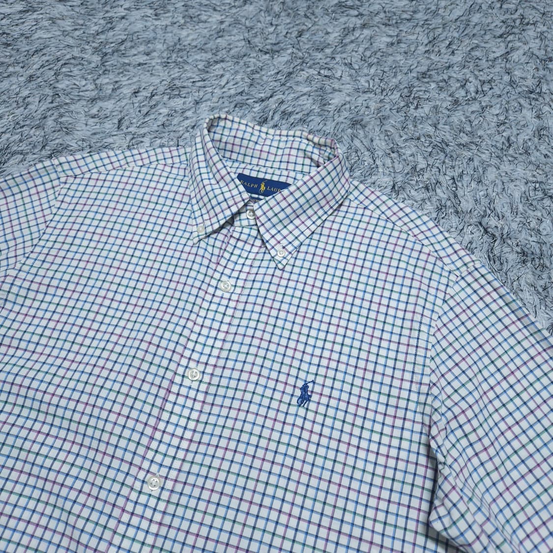 폴로랄프로렌) M 남자 커스텀핏 체크셔츠남방 / 왕눈이샵 상품이미지4
