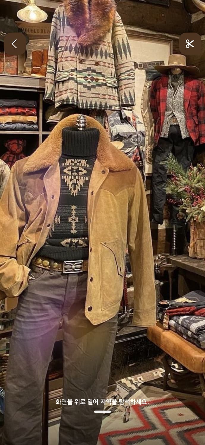 새상품 rrl 시어링 코트 m 상품이미지1