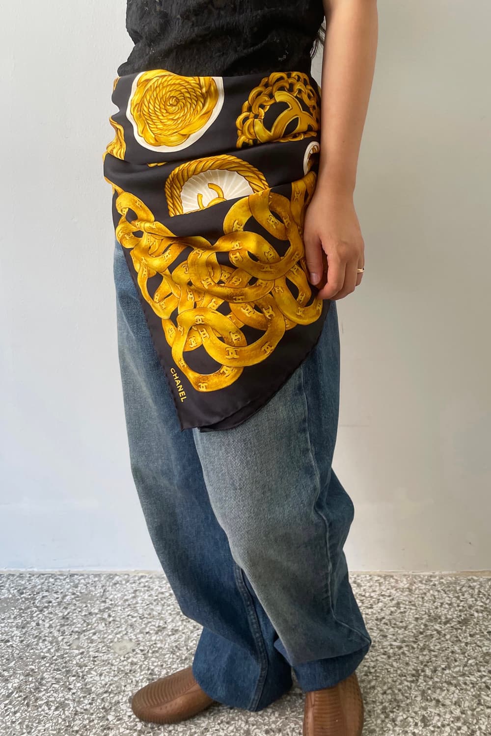 CHANEL Silk Scarf 상품이미지1