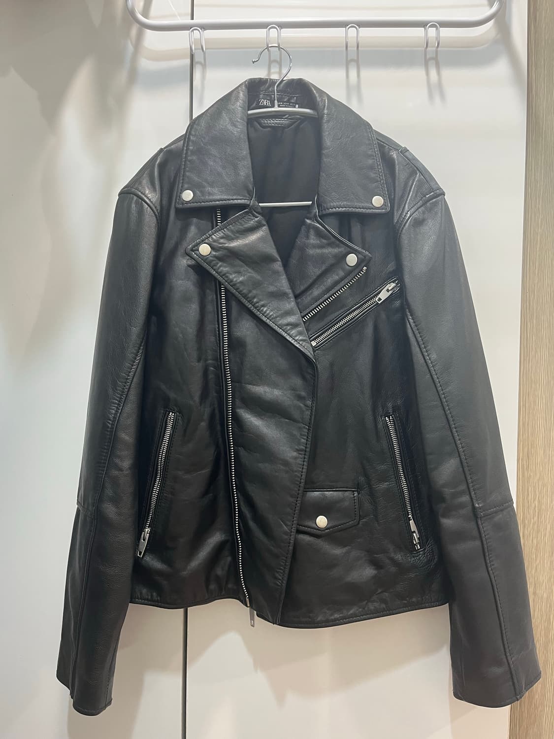 자라 레더 바이커 점퍼 상품이미지2