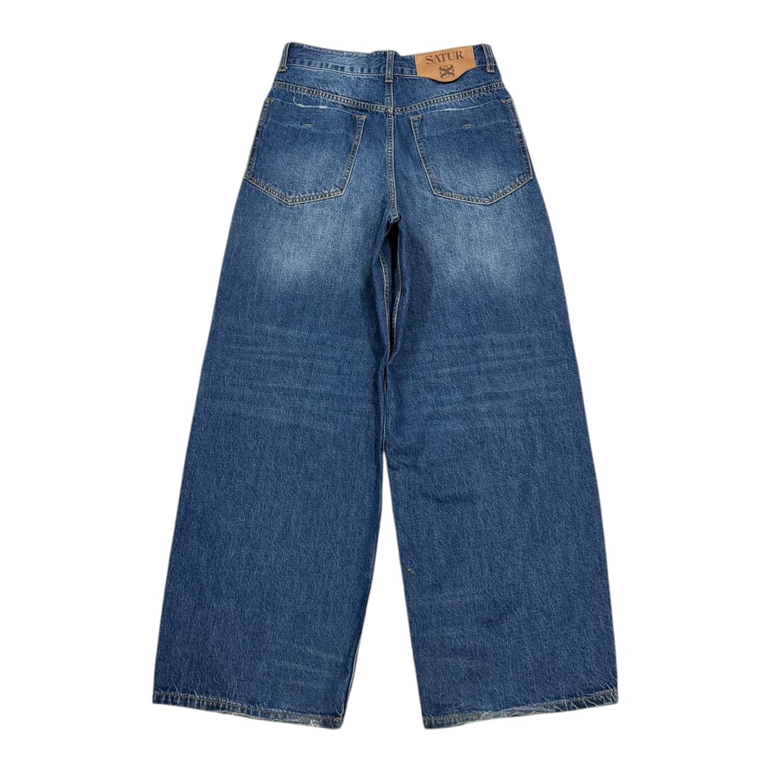 세터 와이드 워시드 커브드 데님 팬츠 바지 S 상품이미지2