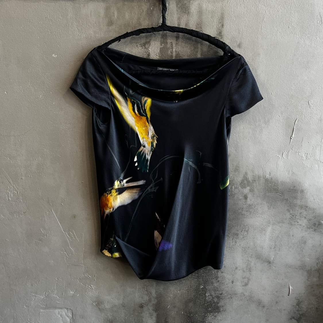 08ss 알렉산더 맥퀸 실크 카울넥 탑 상품이미지2