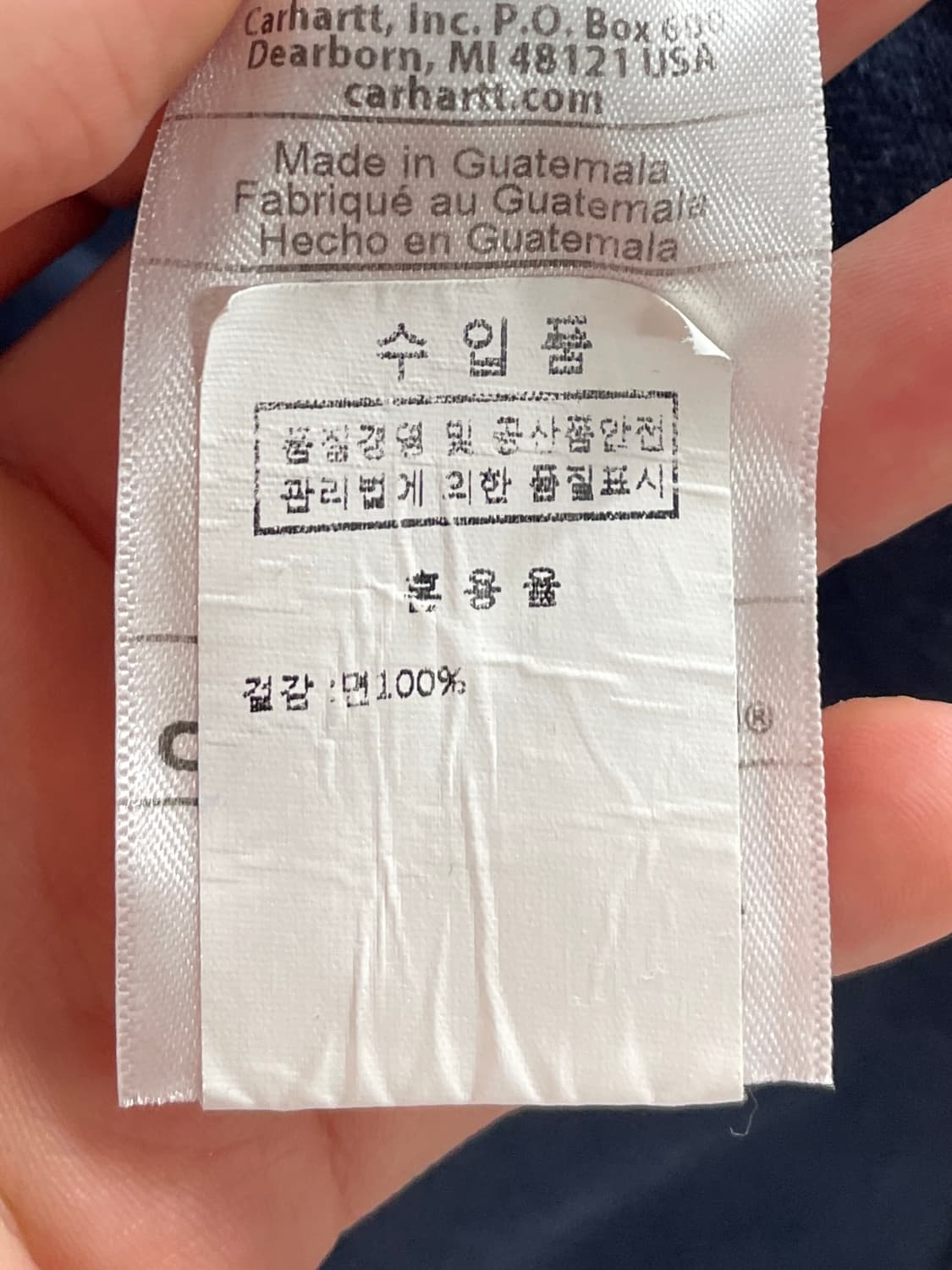 칼하트 포켓 헨리넥 반팔티 (on.905) 상품이미지5