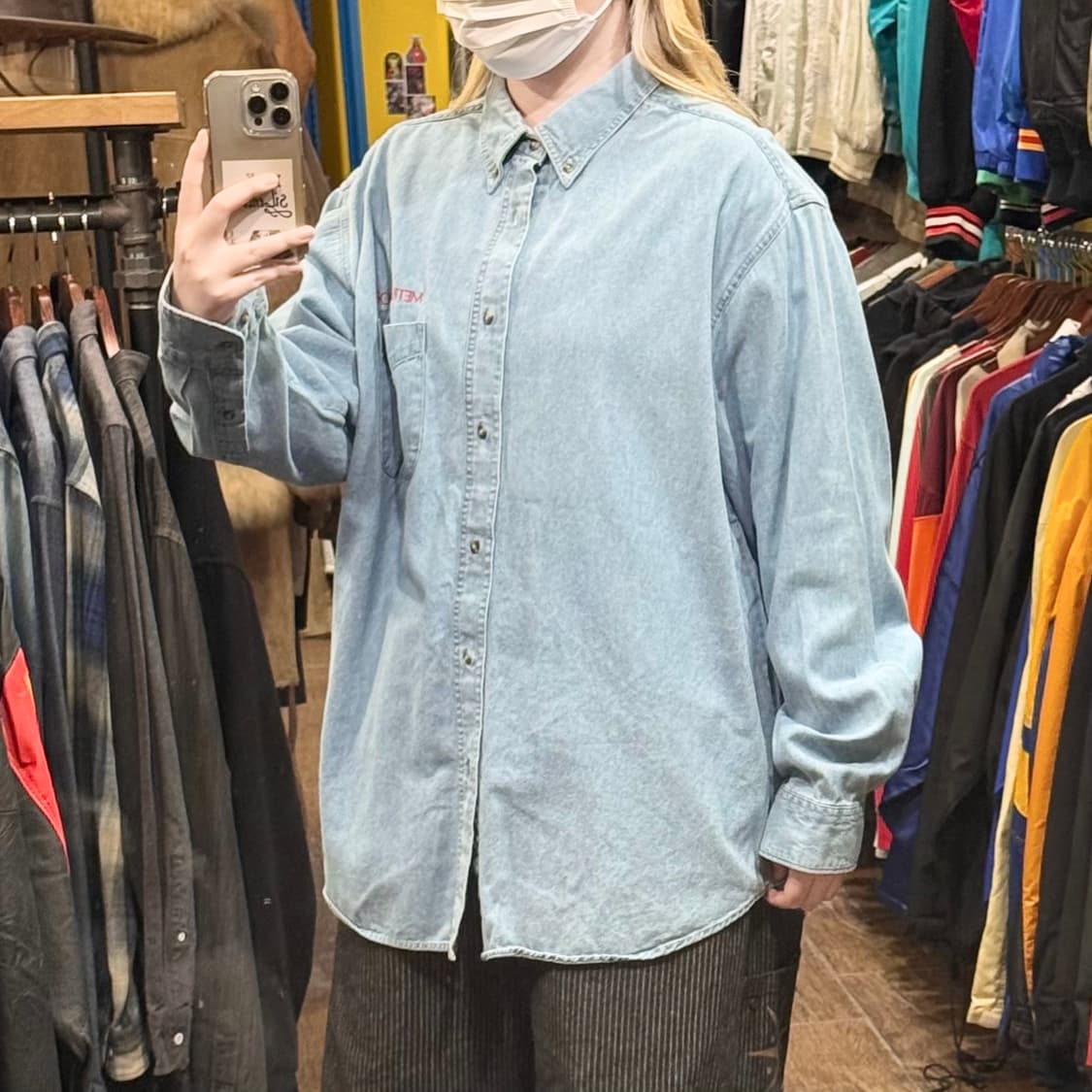 [HI] 칼하트 긴팔 데님셔츠  상품이미지4