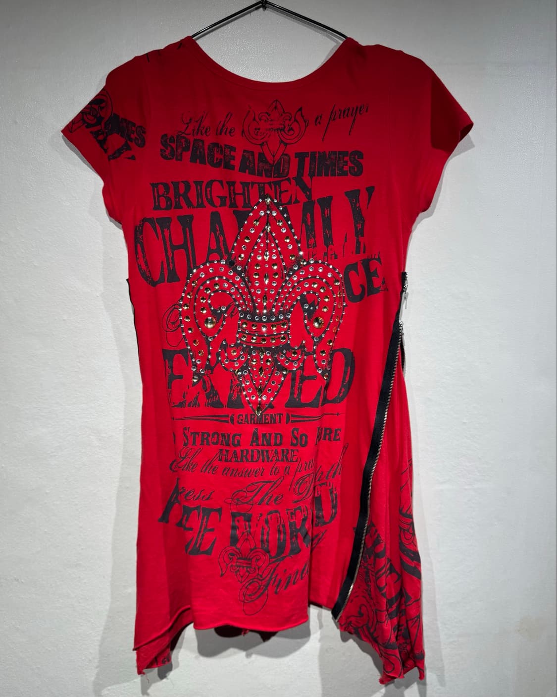 Glitz Red side zipper point mini one pic 상품이미지2