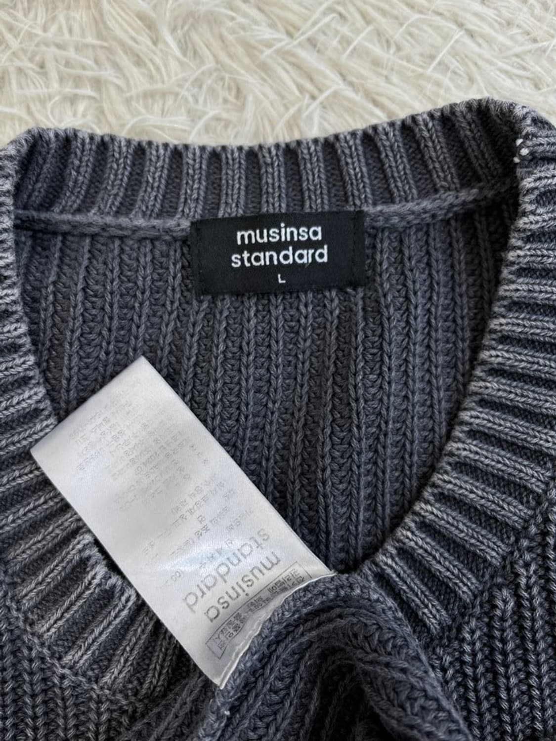 무신사 스탠다드 빈티지 니트/#3010 상품이미지4