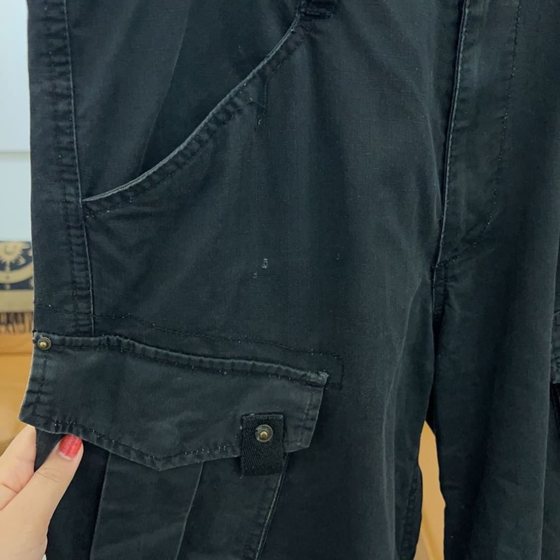 빈티지 카고팬츠 반바지 35인치 C04146  상품이미지4