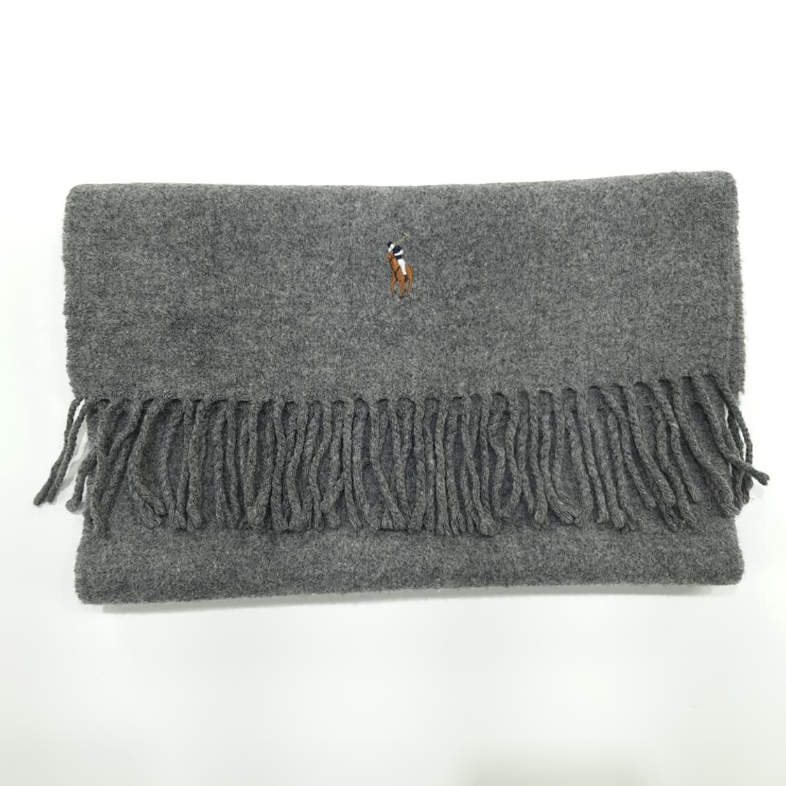 MX206 폴로 랄프로렌 그레이 울 목도리 머플러 상품이미지7