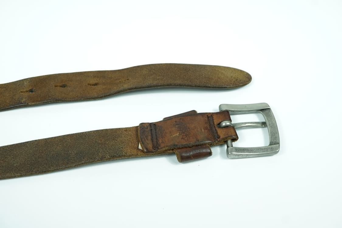 빈티지 Distressed  통가죽 벨트 상품이미지6