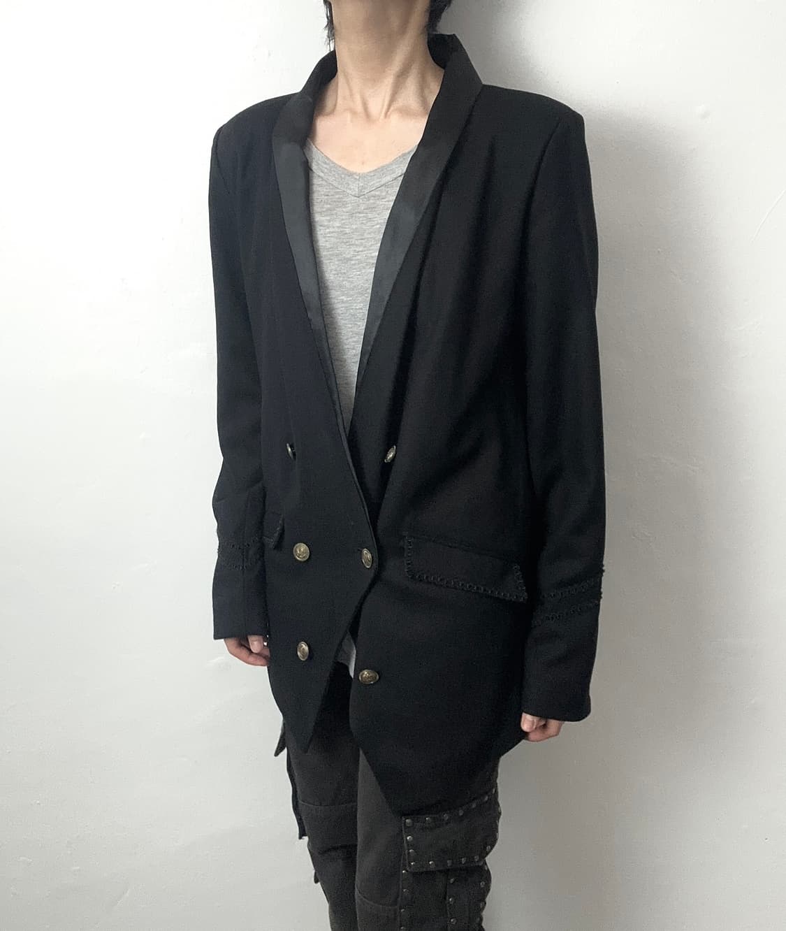 Glamb Stitching Double-Breasted Tailored 상품이미지2