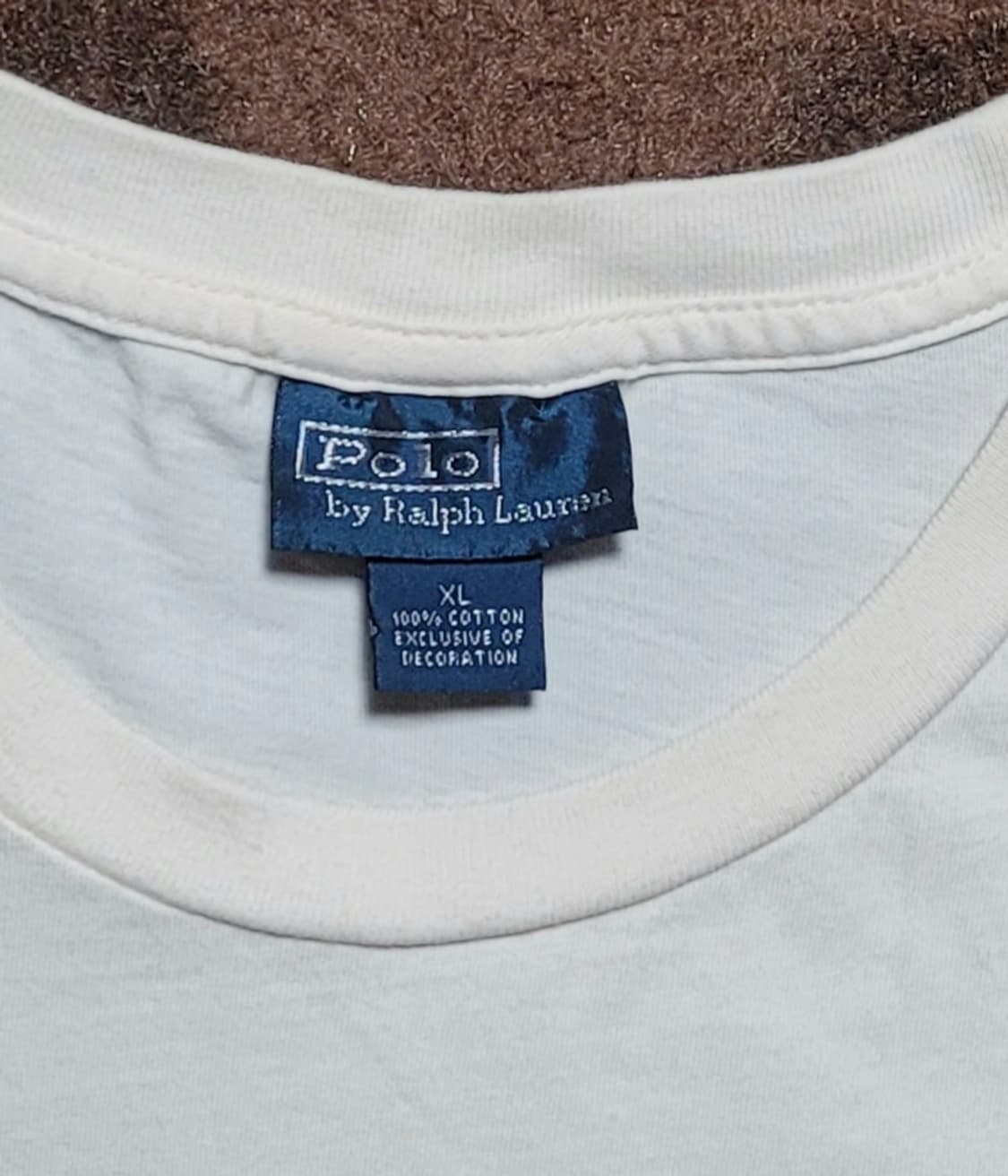 폴로 랄프로렌 남성용 연한 옐로우 반팔티(XL) 상품이미지4