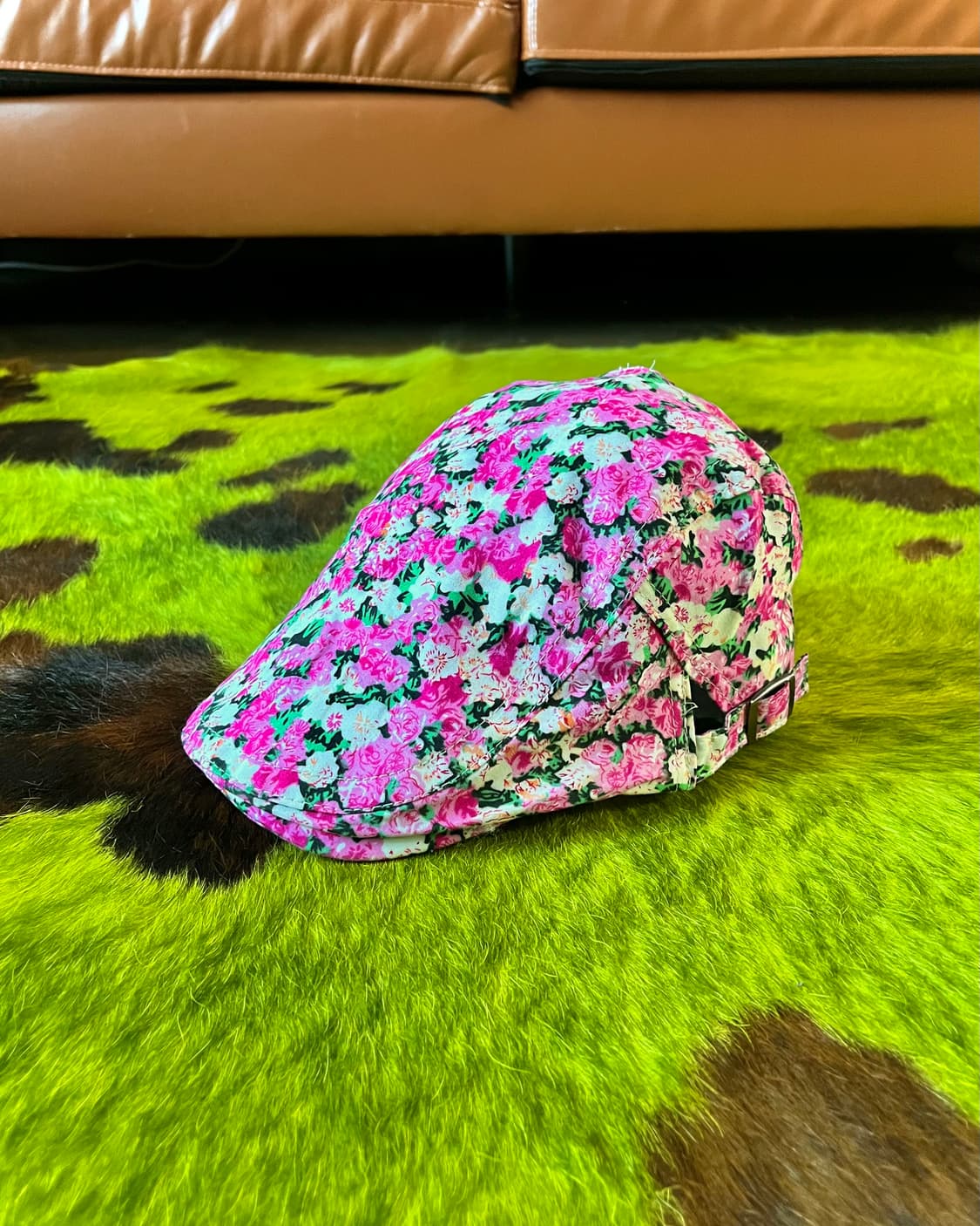 Jpn Vintage Floral Graphic Hunting Cap 상품이미지3