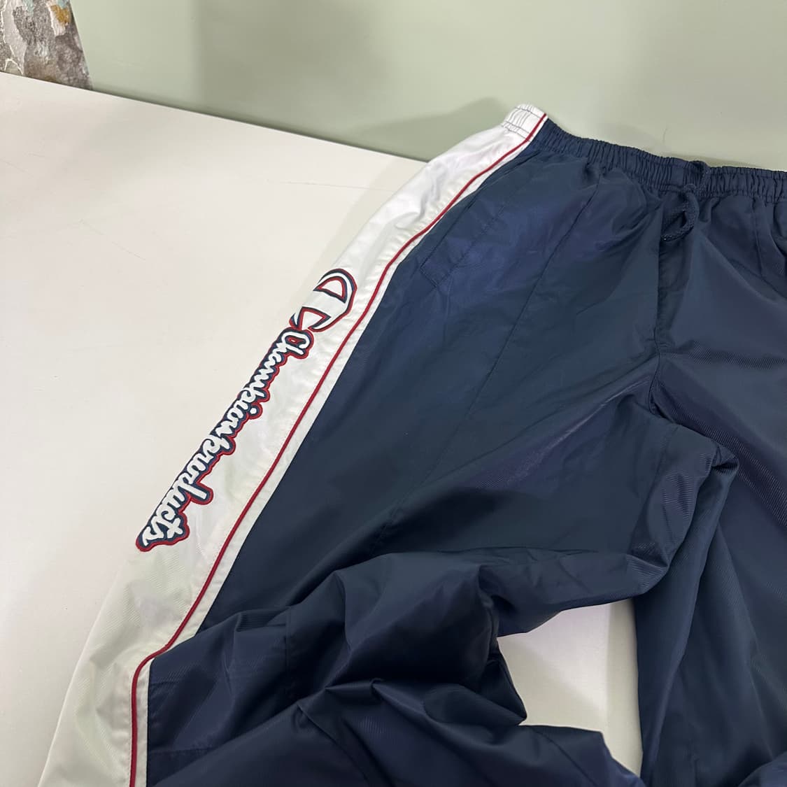 M 챔피온 네이비 레귤러핏 트랙팬츠 상품이미지2