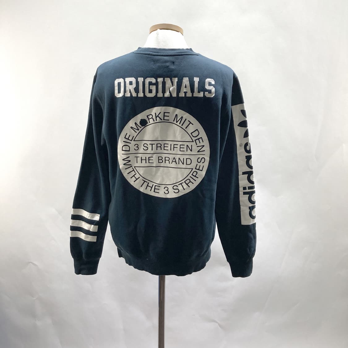 아디다스 남성맨투맨티셔츠 블랙 기모 95 상품이미지3