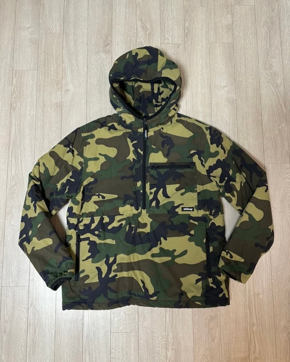 스투시 카모 패딩아노락 (M/상태굿) 상품이미지1