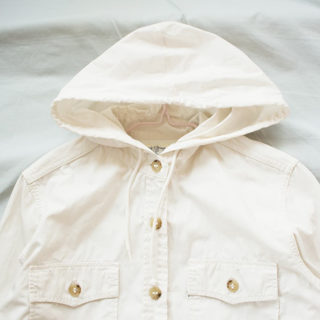 오어슬로우 크림 후드 셔츠  상품이미지4