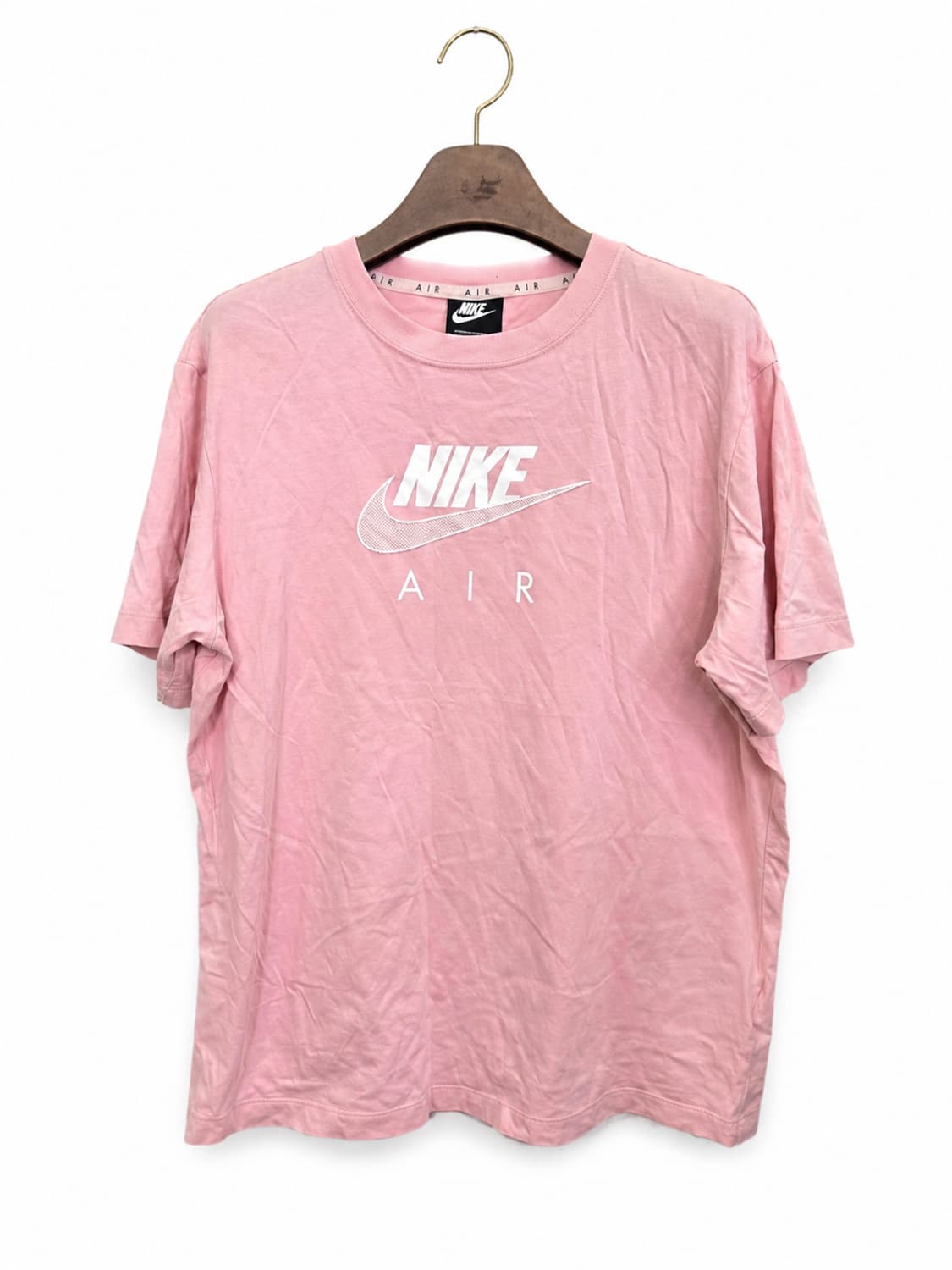 100,L )) NIKE AIR 나이키 에어 반팔티셔츠! 핑크&화이트로고 상품이미지1