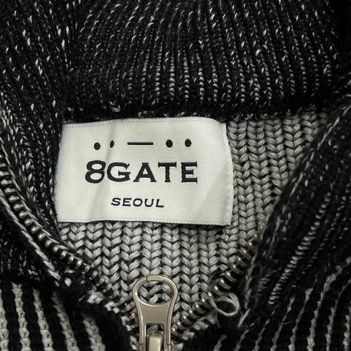 [95-100] 8 gate 니트집업 상품이미지3