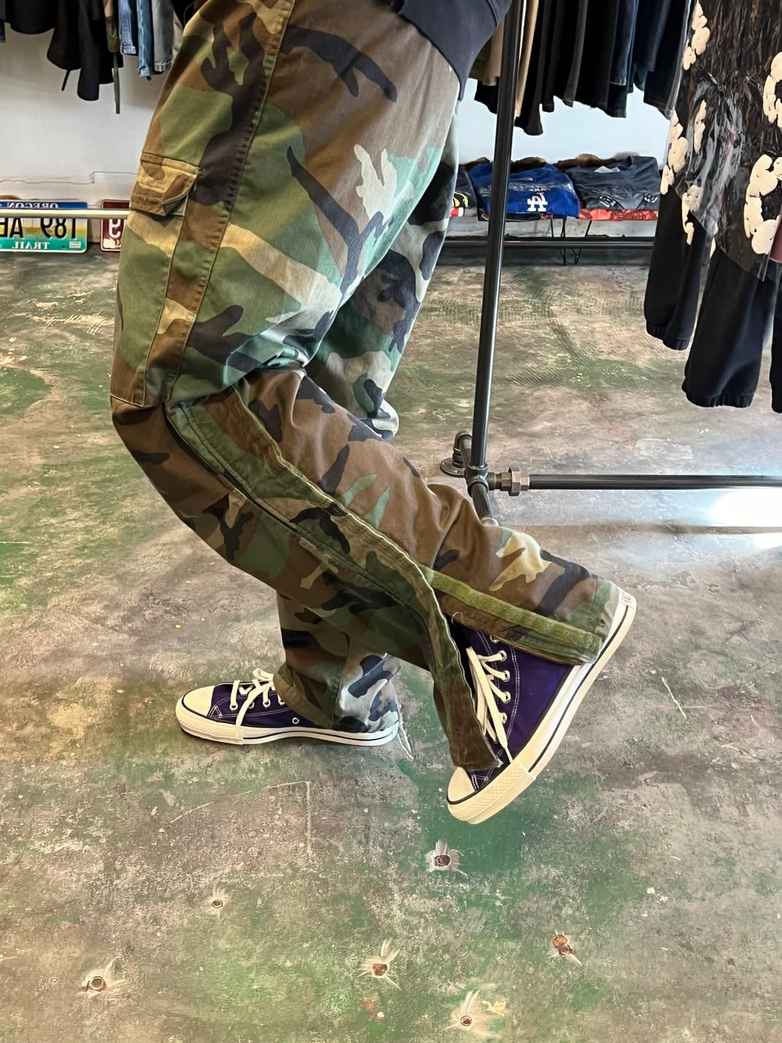 80s [38] 우드랜드 카모 MOPP 군납 카고 팬츠 US ARMY 상품이미지6