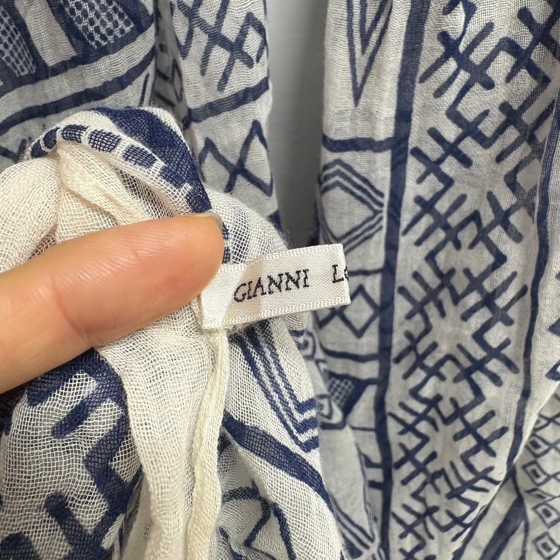 GIANNI LO GIUDICE 에스닉 히피 머플러 스카프 상품이미지6