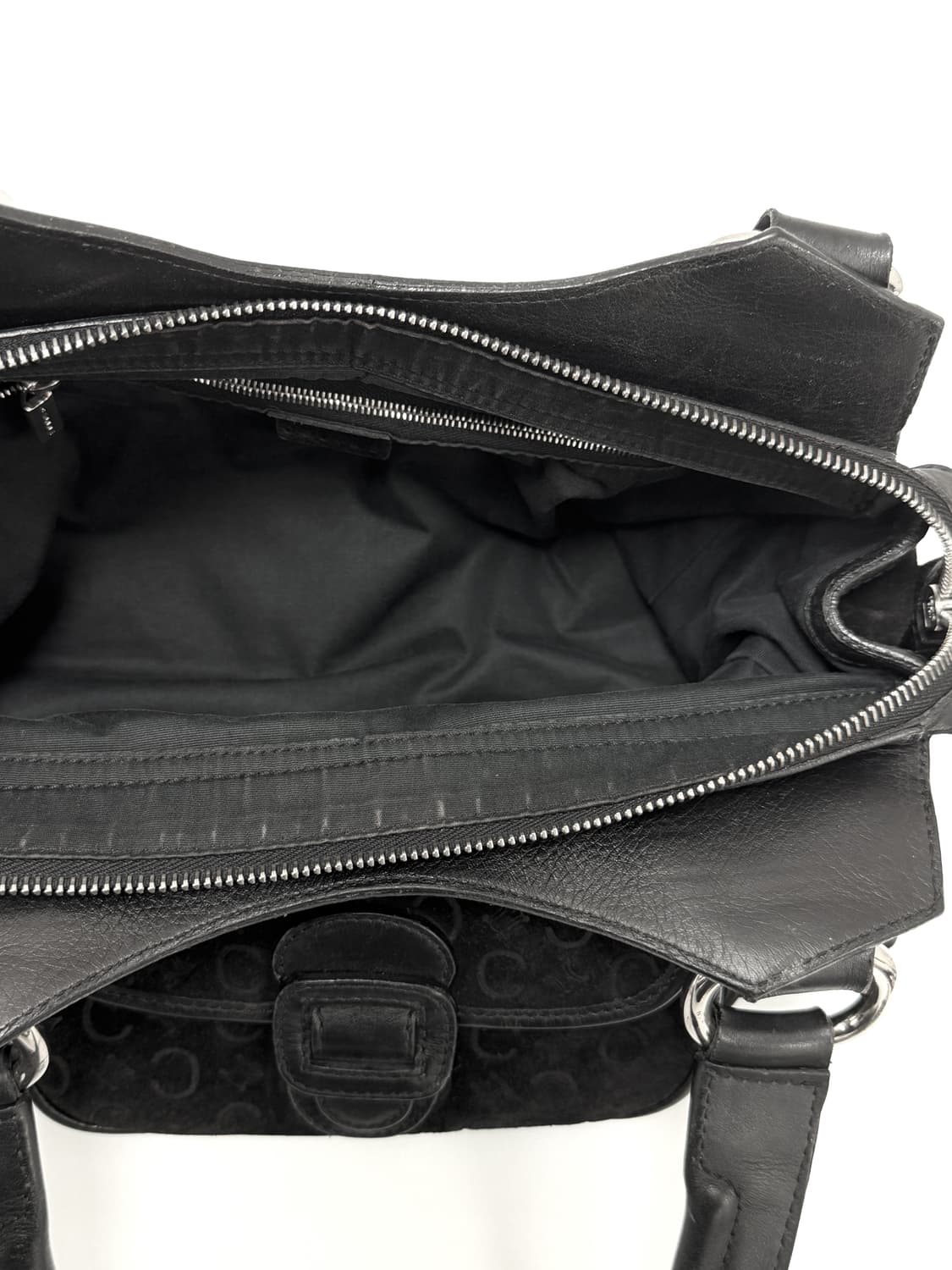 셀린느 트리오페 스웨이드 & 레더 숄더백 상품이미지9