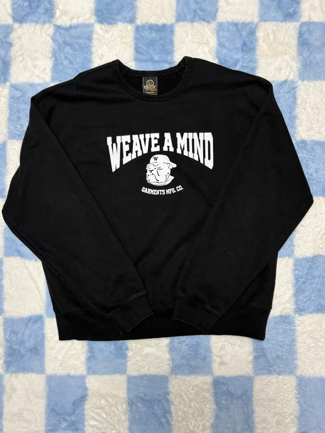 프리즘웍스 맨투맨 블랙 XL 상품이미지2