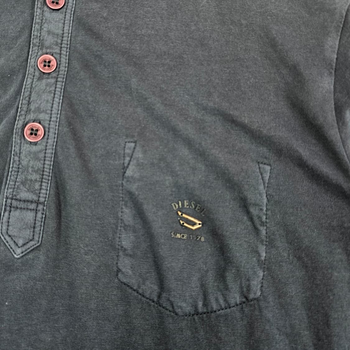 L DIESEL 디젤 카라 반팔 티셔츠 상품이미지2