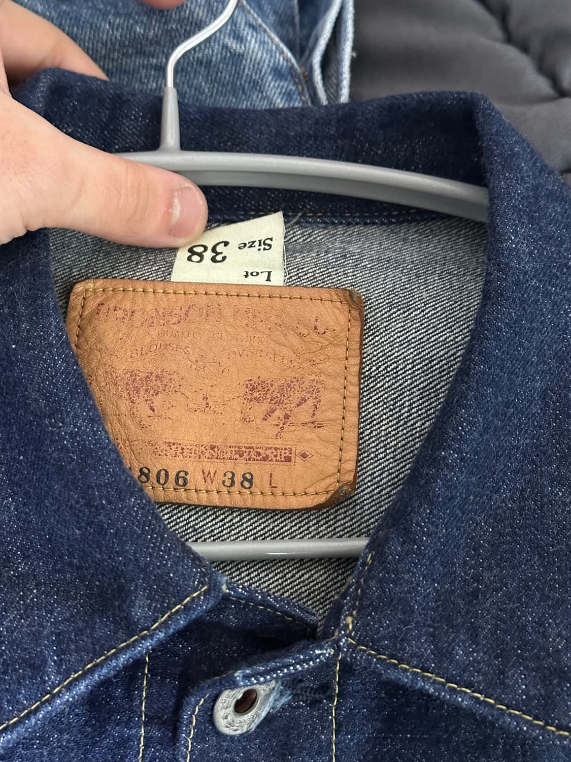 브론슨 44806 셀비지 데님 자켓 상품이미지4