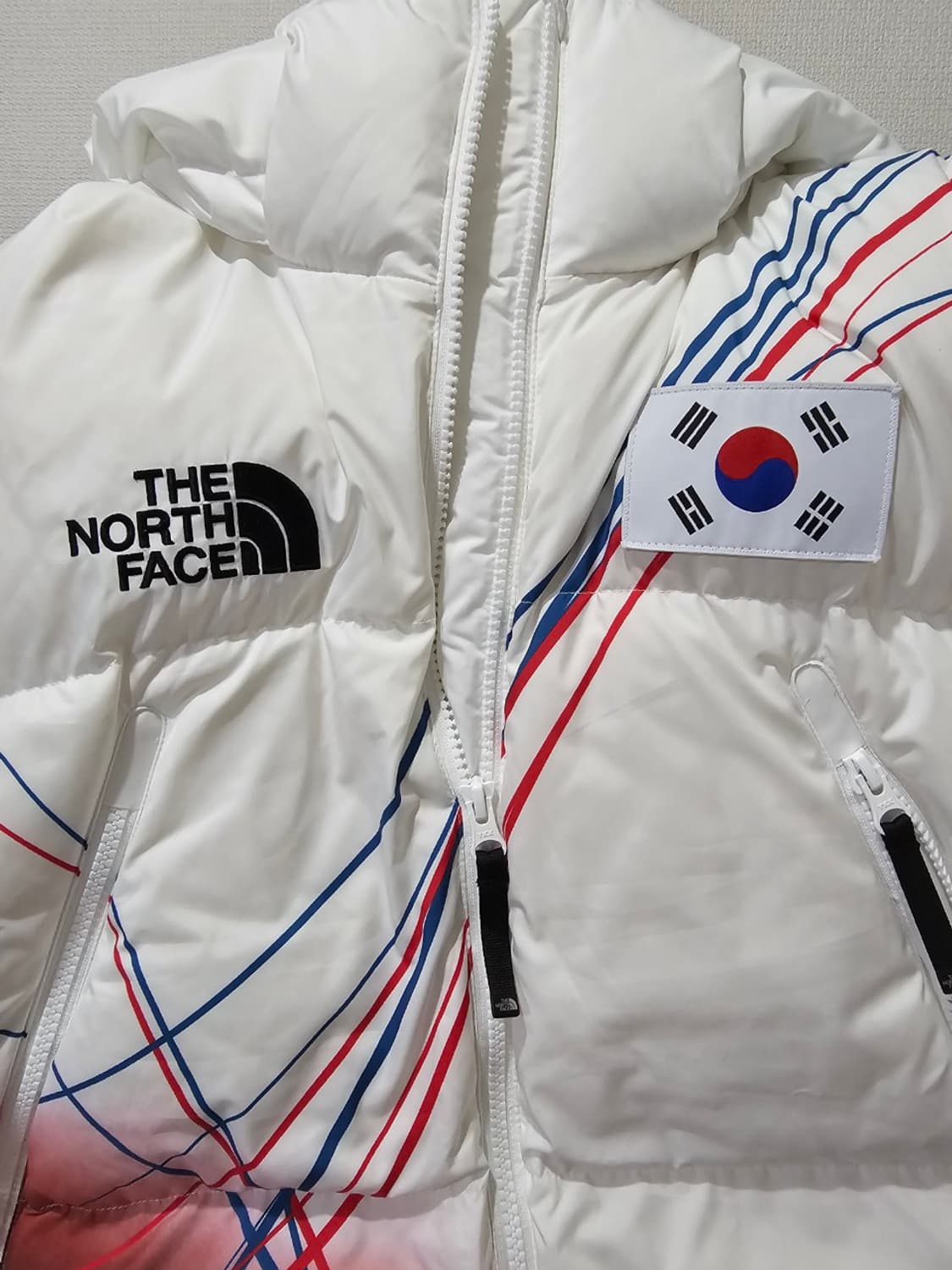 상태최상 노스페이스 밀라노 올림픽 팀코리아 국대 단복 패딩 90 / S 상품이미지3