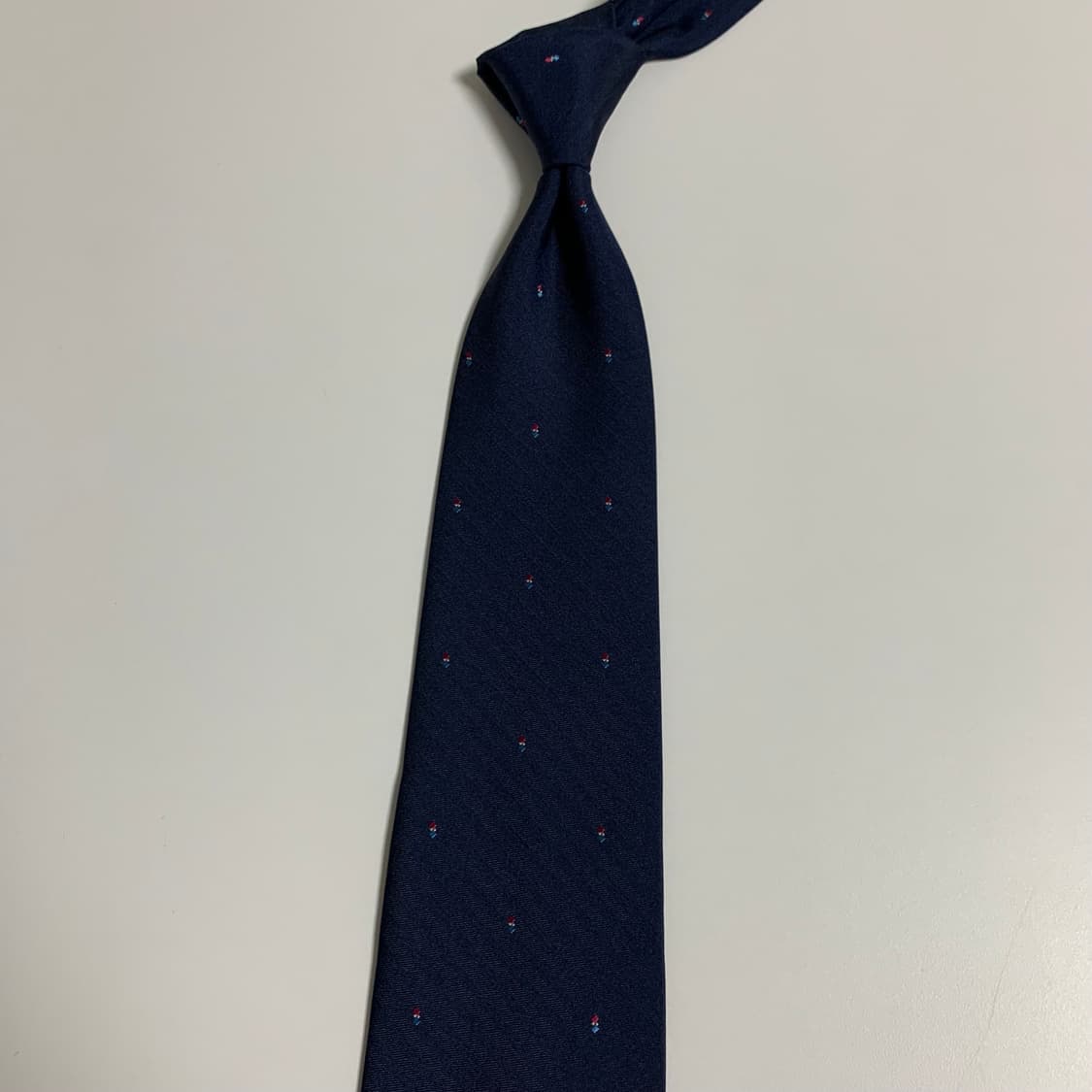 크리스찬 디올 명품넥타이 혼방 네이비 결혼식룩 A+등급 8cm 상품이미지7