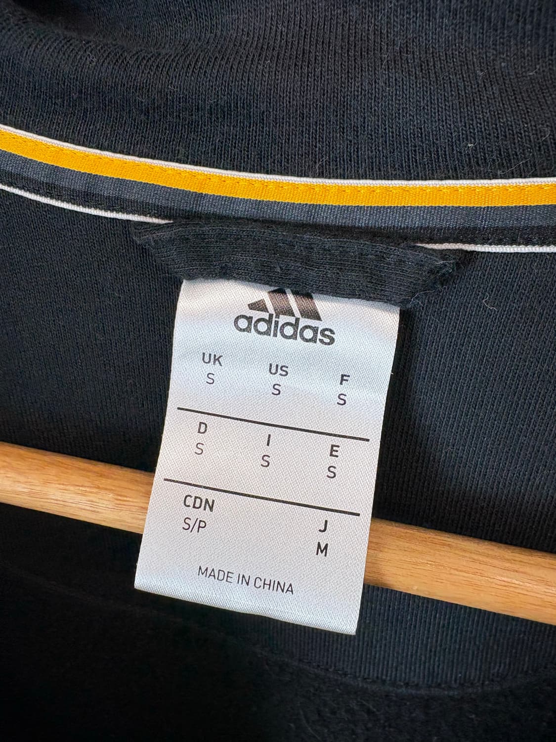 아디다스 빈티지 유벤투스 삼선 후드집업 블랙 상품이미지7