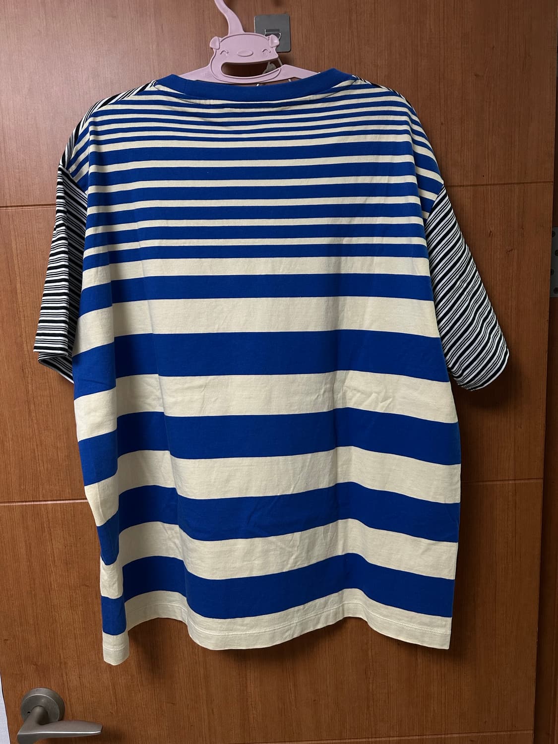 [XXL] 유니클로 마르니 스트라이프 반팔 티셔츠 블루 상품이미지2