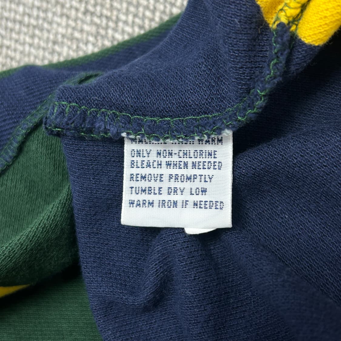 폴로 스트라이프 반팔 럭비셔츠(XL) 상품이미지3