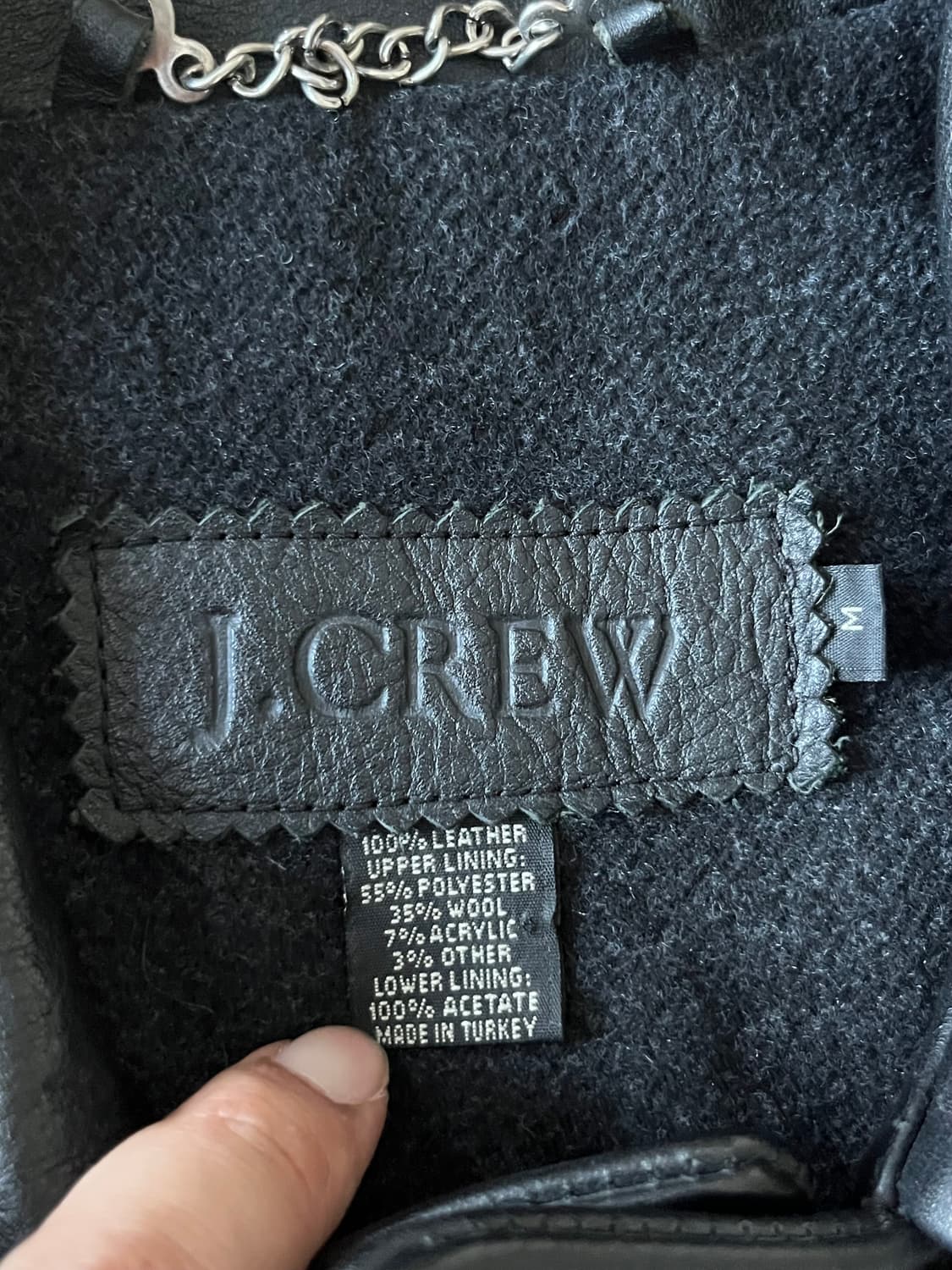 빈티지 제이크루 레더 카코트 상품이미지3