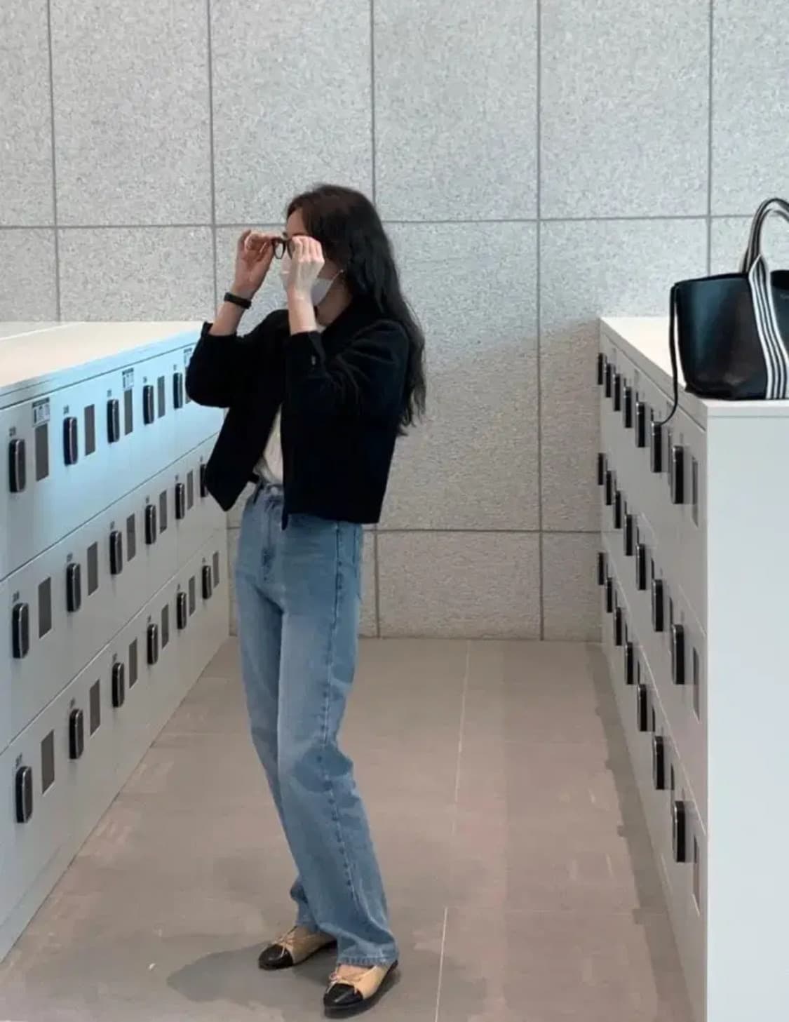 로라운 트위드 봄버 자켓 상품이미지3